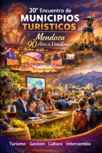Mendoza será epicentro del turismo argentino con el 30° Encuentro de Municipios Turísticos en un año histórico de Vendimia